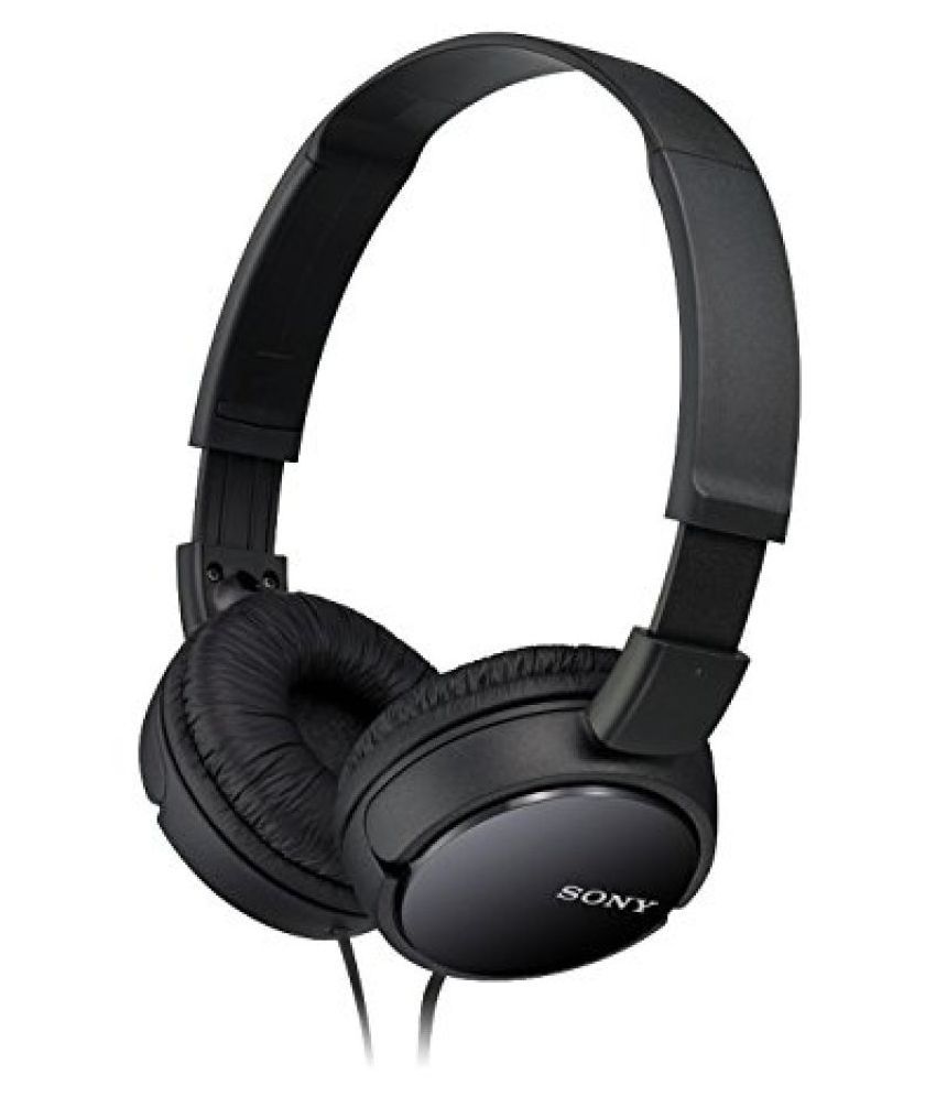 Sony Mdr-zx110 Overhead Headphones - Black available at snapdeal for Rs.699