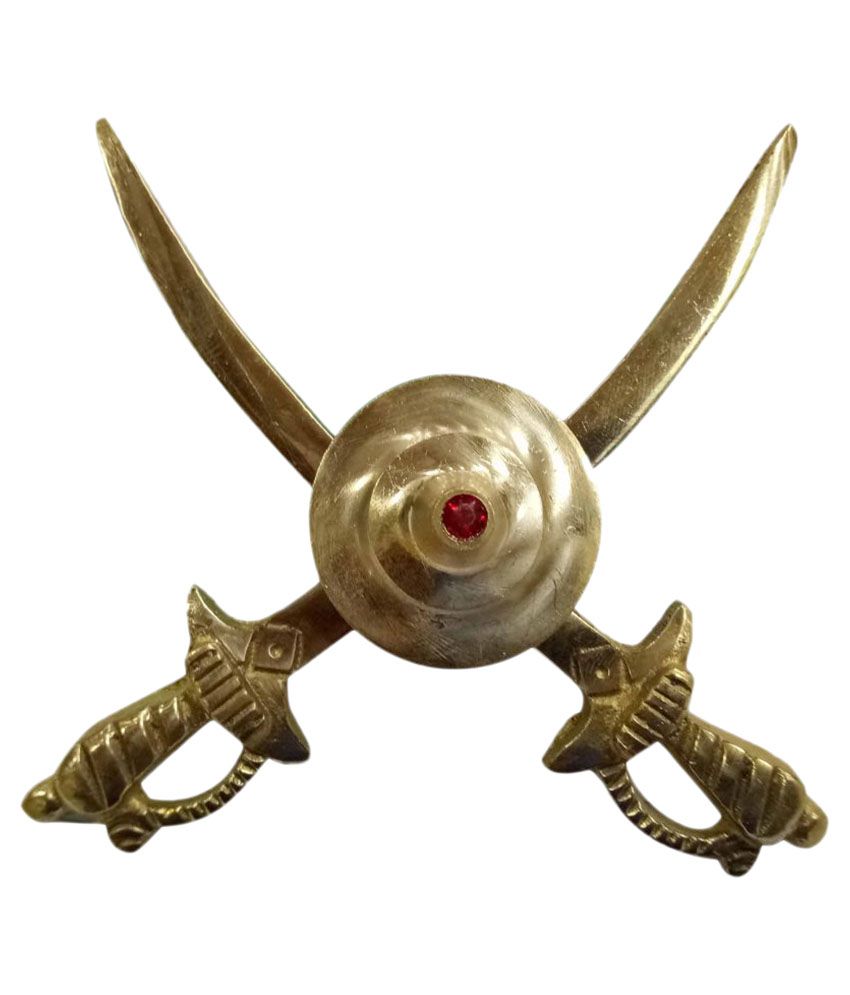 A&a Automobile Tool Box / Rear And Front / Rear mudguard Brass Sword With Red Stone Badge Decal Emblem For Royal Enfield Standard available at snapdeal for Rs.299