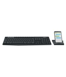 Logitech K375s Black Wireless Desktop Keyboard Heightx Widthx Depth: 0.81 In X 17.15 In X 5.41in
