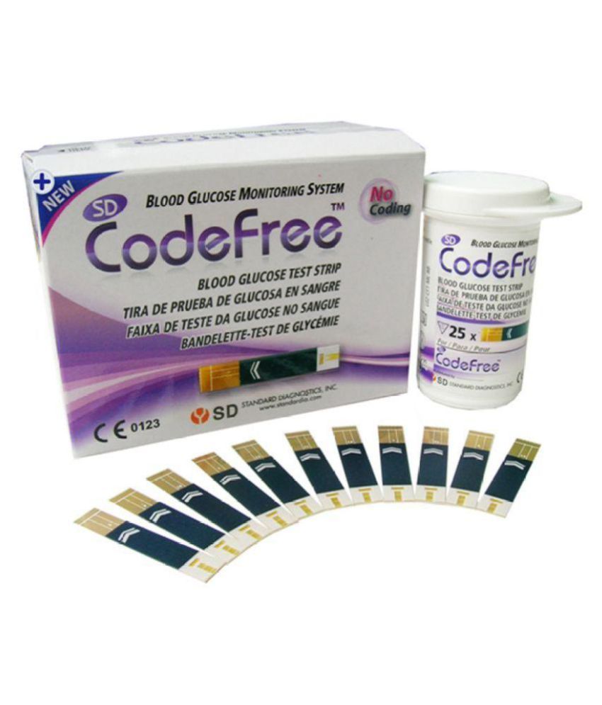 Sd Codefree 50 Test Strips Only Expiry (3/2018) available at snapdeal for Rs.650