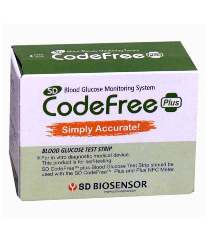 Sd Codefree Plus 50 Test Strips Only Expiry (2/2018) available at snapdeal for Rs.697