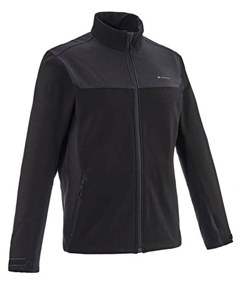Quechua Forclaz 100 Men's Warm Softshell Jacket - Black available at snapdeal for Rs.4999