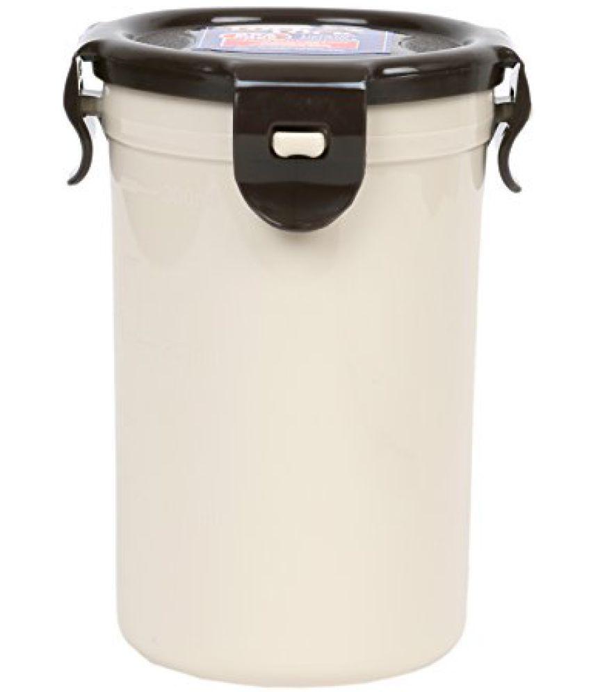 Lock & Lock Classics Tall Round Plastic Food Container, 350ml, Brown available at snapdeal for Rs.170