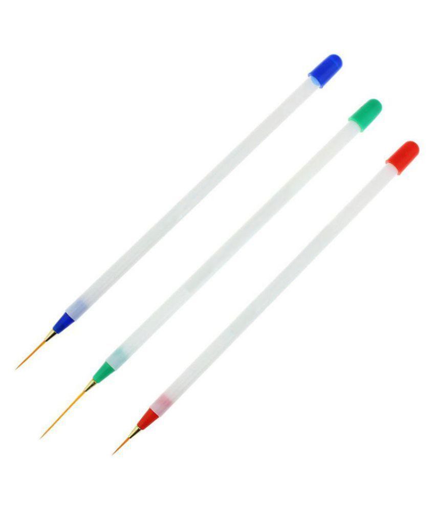 Top Nail 3pcs 3d Drawing Nail Art Brush For Nails 3 No.s available at snapdeal for Rs.261