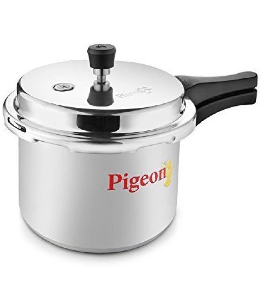Pigeon Favourite Induction Base Aluminium Pressure Cooker With Outer Lid, 3 Litres, Silver available at snapdeal for Rs.745