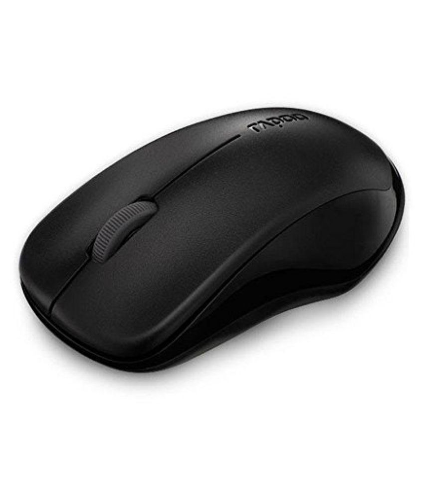 Rapoo 1620 Wireless Optical Mouse (black) available at snapdeal for Rs.869
