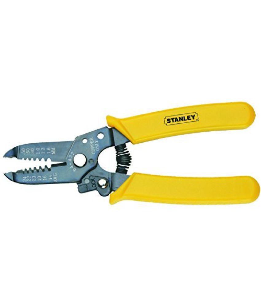 Stanley 84-475 Wire Stripper With Cutting Edge (yellow) available at snapdeal for Rs.778