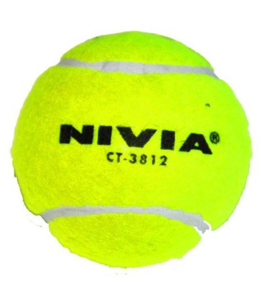 Nivia Heavy Tennis, Hard Cricket Ball, Yellow available at snapdeal for Rs.566