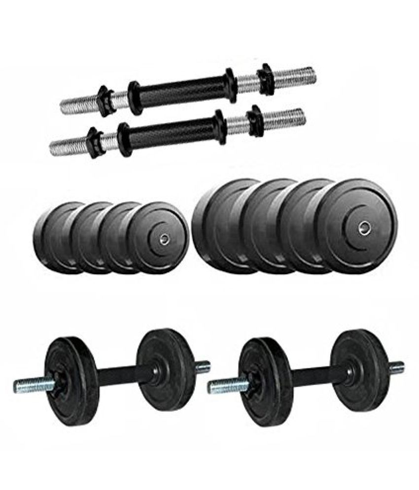 Protoner Dumb8kg 10 Kg Adjustable Rubber Dumbbells available at snapdeal for Rs.760