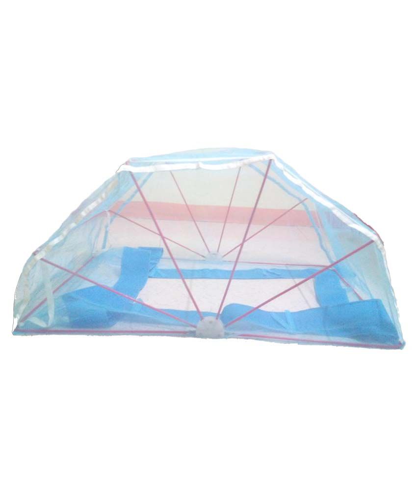 Ans Single Blue Plain Mosquito Net available at snapdeal for Rs.999