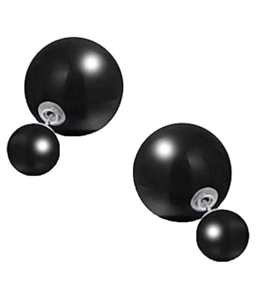 Farid Enterprises Black Stud Earring Set available at snapdeal for Rs.99