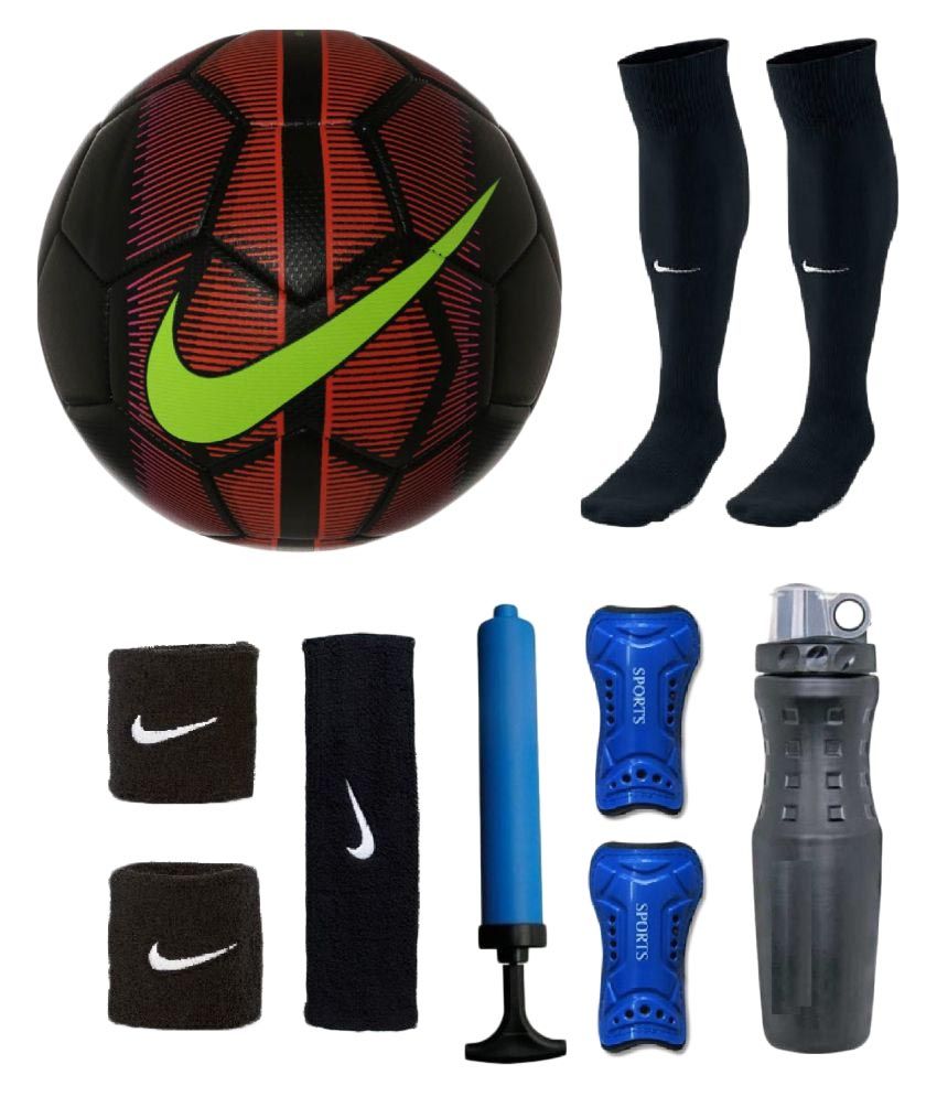 Nike Nike (replica) Mercurial Black Football Combo Football Size- 5 available at snapdeal for Rs.899