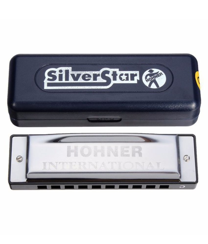 Hohner International Silver Star C 10 Holes Harmonica available at snapdeal for Rs.795