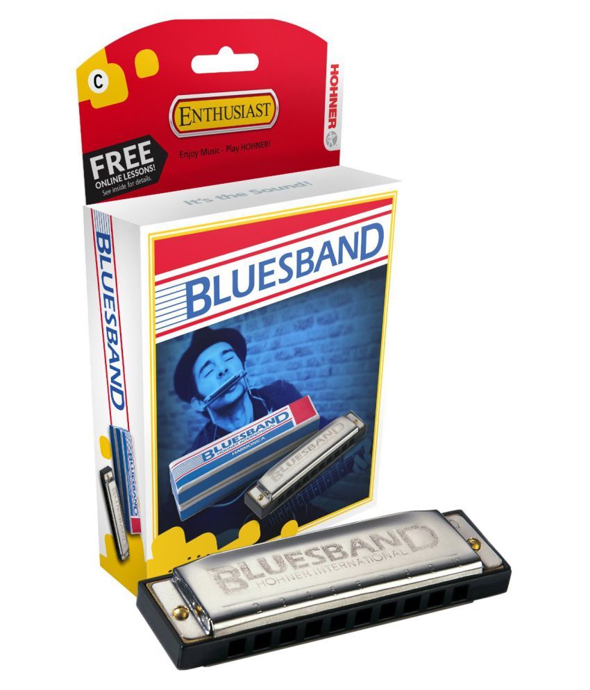 Hohner 1501bx Blues Band, C 10 Holes Harmonica available at snapdeal for Rs.685