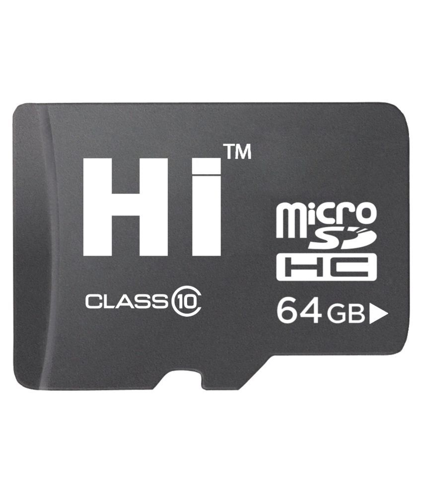 Hi 64 Gb Class 10 Memory Card available at snapdeal for Rs.1299