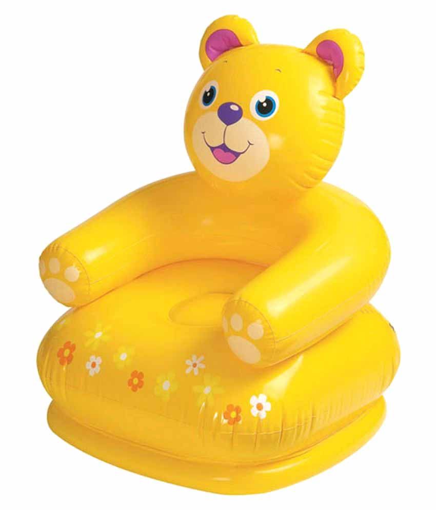 Kt Brothers Yellow Teddy Bear Inflatable Chair available at snapdeal for Rs.549