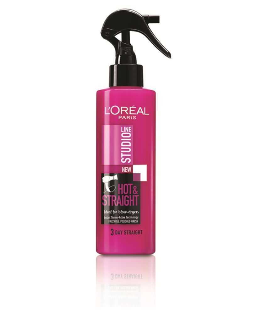Loreal Imported Studio Line Hot & Straight Heat Protect Spray Hair Sprays 200 Ml available at snapdeal for Rs.949