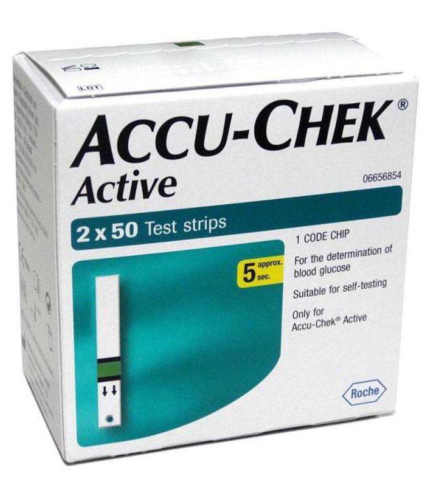 Accu-chek Accu-chek Active 100 Strips Active 100 03/2018 available at snapdeal for Rs.1380
