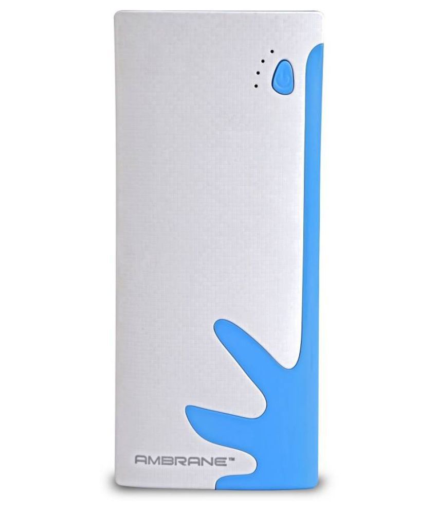 Ambrane P-1122 10000 -mah Li-ion Power Bank White available at snapdeal for Rs.799