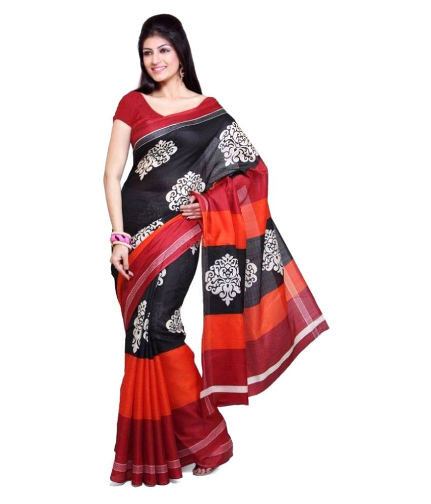 Usha Silk Mills Multicoloured Art Silk Saree available at snapdeal for Rs.399
