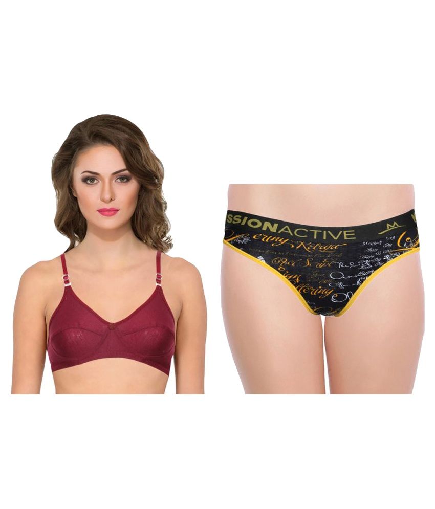 Indiweaves Cotton Bra And Panty Set available at SnapDeal for Rs.249