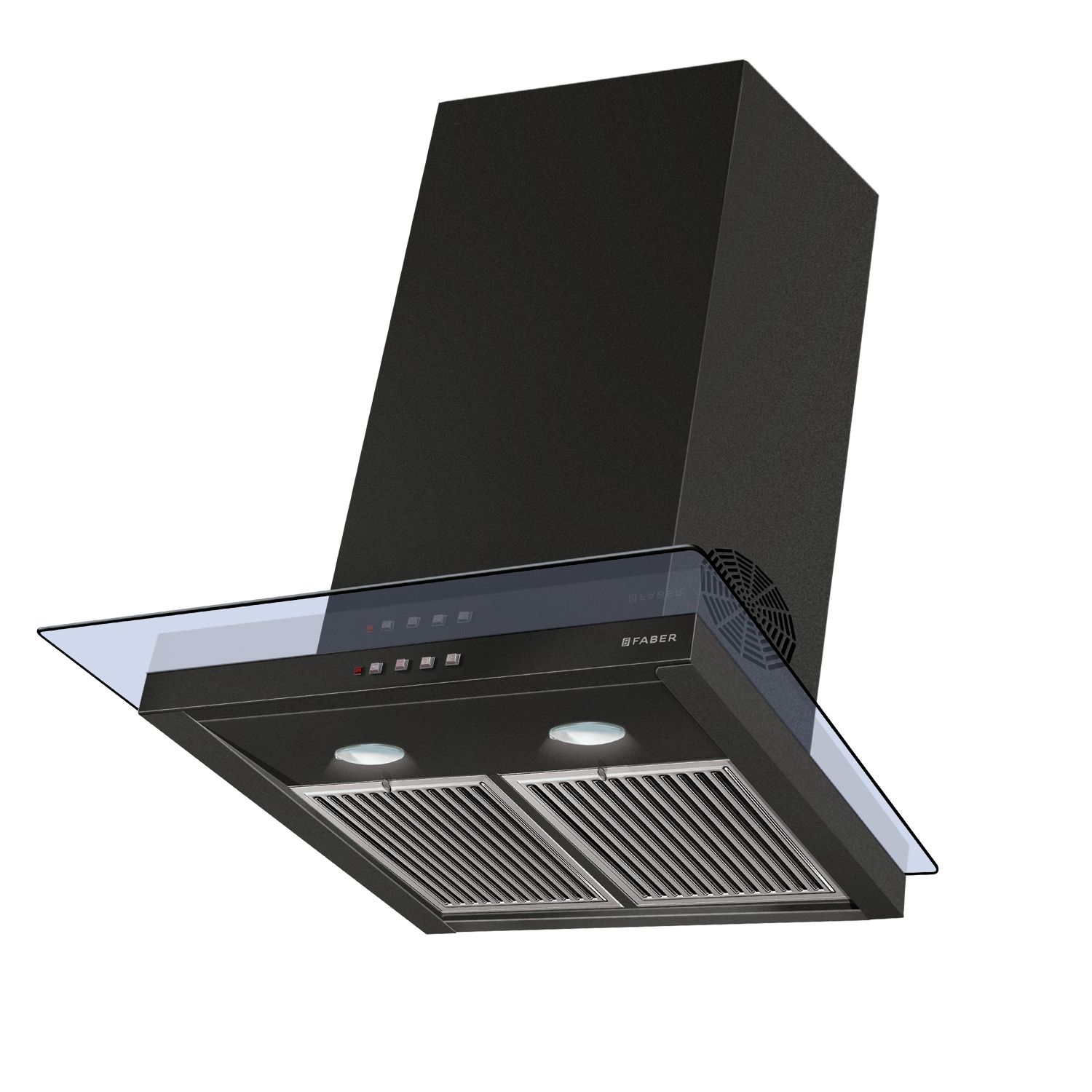 Faber Glassy 3d T2s2 Bk Ltw 60 1100 M3/hr 60 Cm Glass Chimney With 12 Years Warranty On Motor Call 1800 209 3484 For Installation & Demo available at snapdeal for Rs.14990