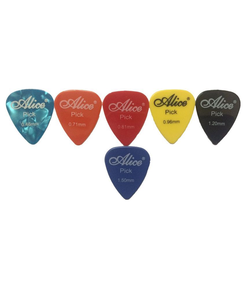 Sg Musical 6 Pcs Medium Sharp Edged Pick Nylon Guitar Picks available at snapdeal for Rs.206