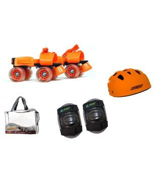 Jaspo Players Eco Orange Senior Skates Combo