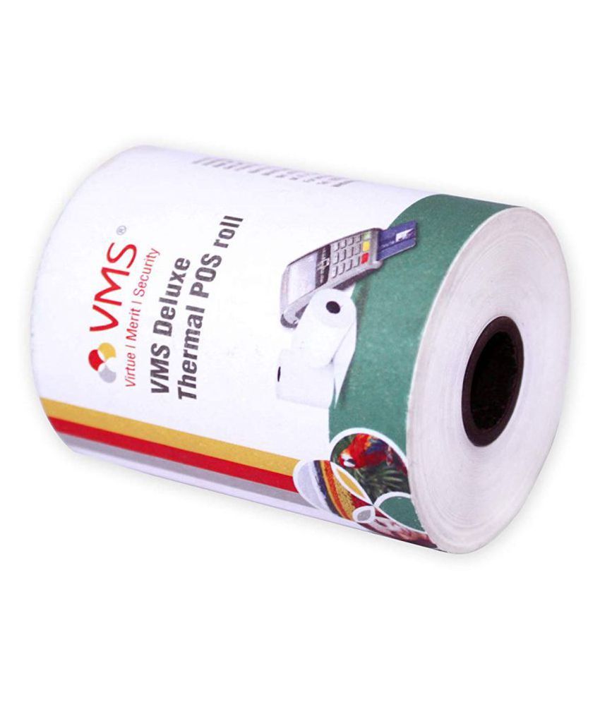 Vms Deluxe Machine Rolls Thermal Paper Rolls Mm Width X Mm Depth