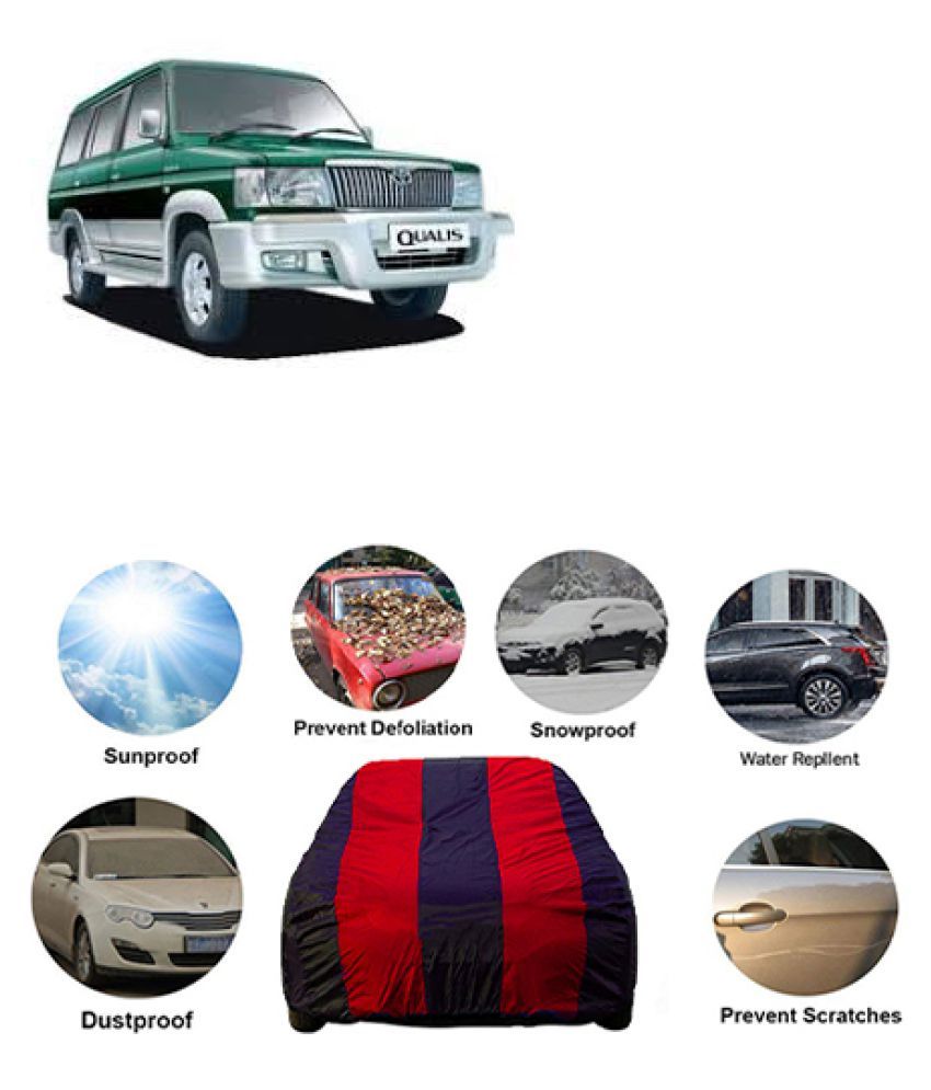 Qualitybeast Car Body Cover For Toyota Qualis Red Blue Buy