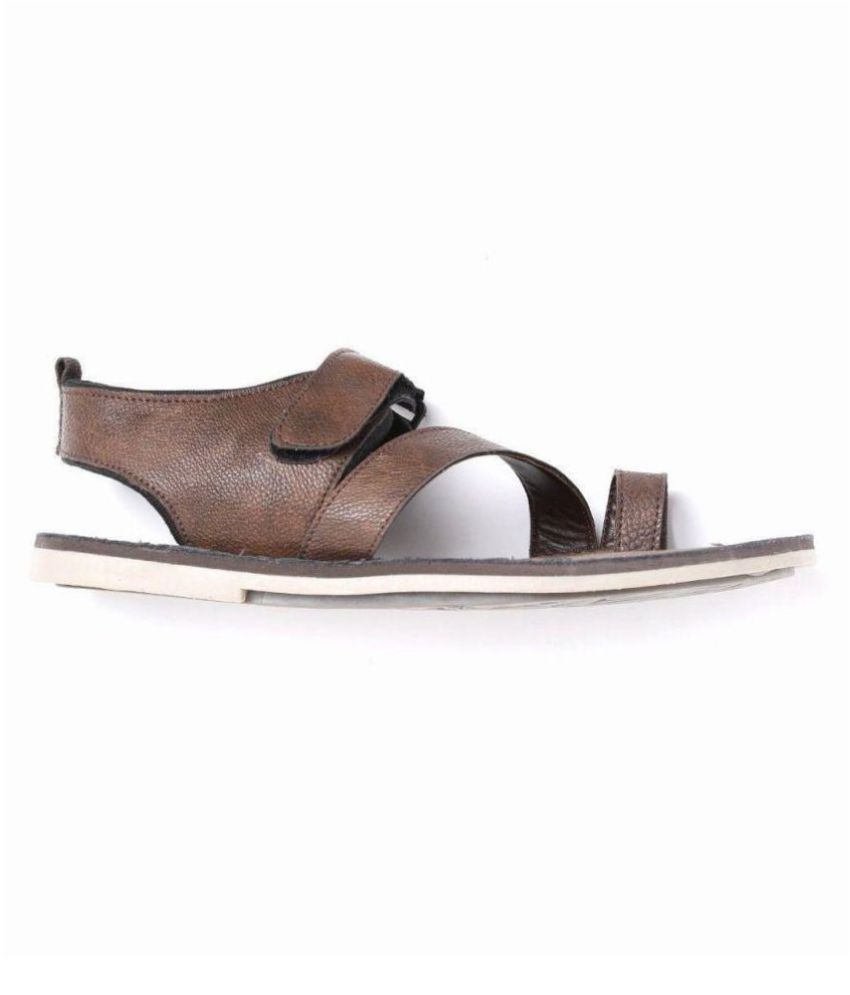 Roadster Brown Synthetic Leather Sandals Buy Roadster Brown Synthetic