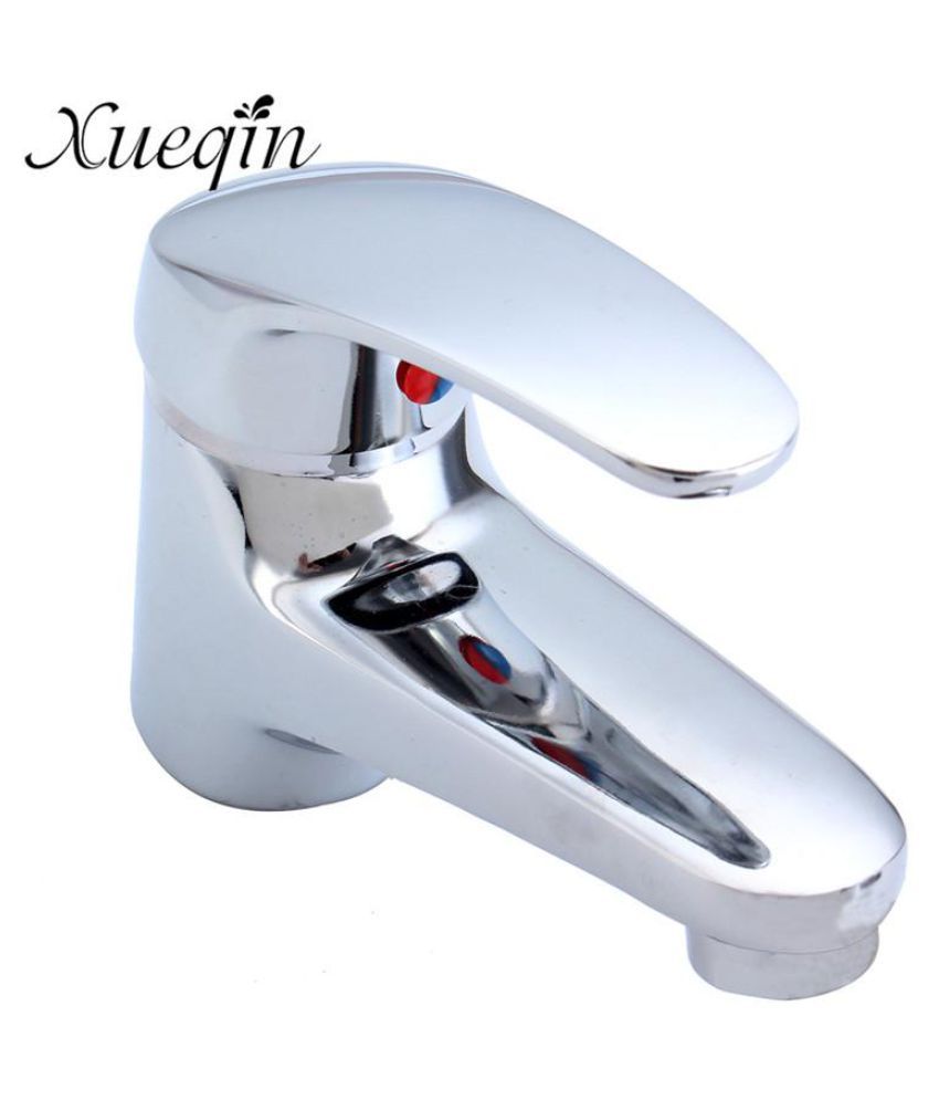 Buy Xueqin Bathroom Basin Faucet Solid Brass Chrome Deck Mounted