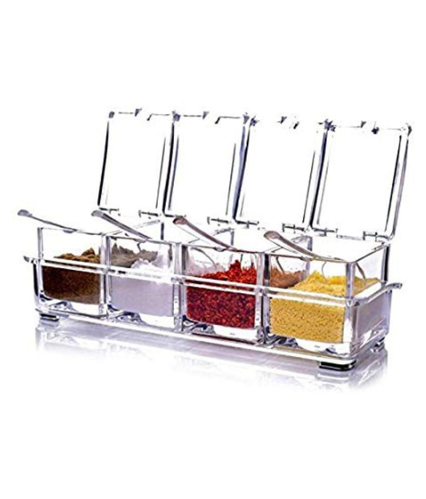 Everbuy Crystal Seasoning Acrylic Spice Container Set Of Ml Buy