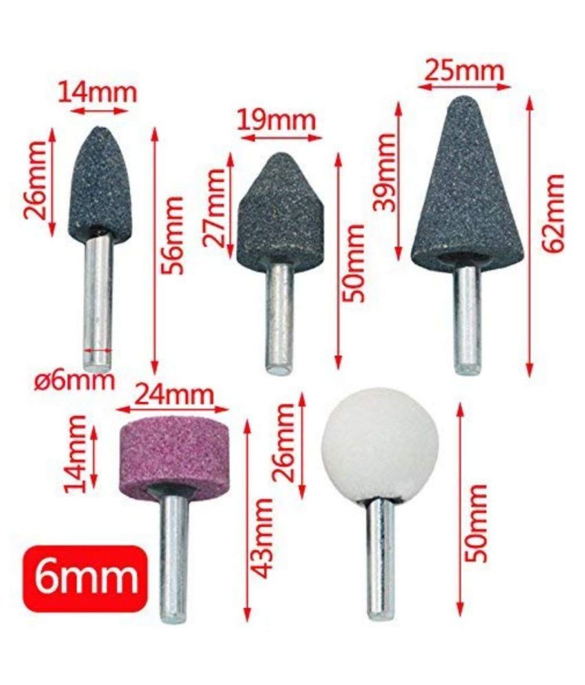 Pcs Mounted Stone Set Dremel Bits Grinding Polishing Carving Stone