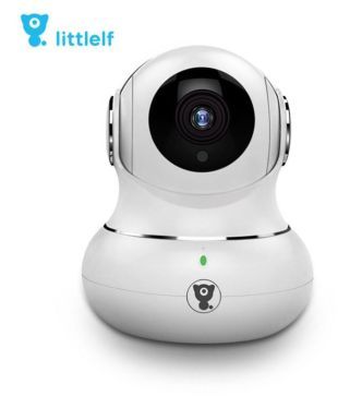 D3D LittleLF 1080P Wi Fi PTZ Ultra HD Night Vision Home Security IP Camera