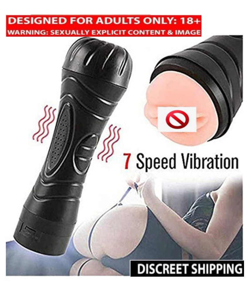 Flashlight Male Masturbator Vagina Shape Vibrating Sex Toy Buy