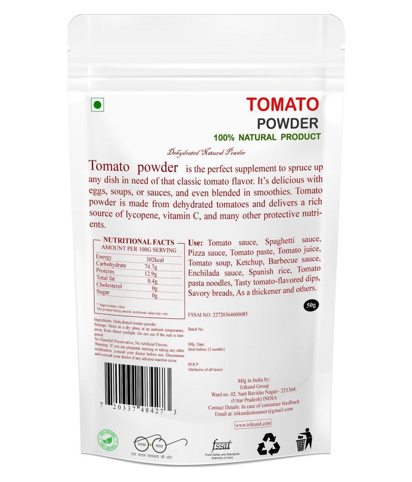 TRIKUND TOMATO Powder 50 Gm Buy TRIKUND TOMATO Powder 50 Gm At Best