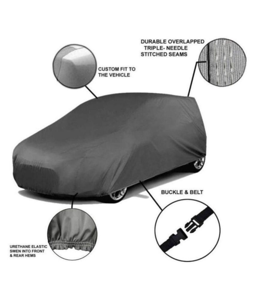 EKRS Grey Matty Dust Proof Car Body Cover For Mahindra XUV500 With Out