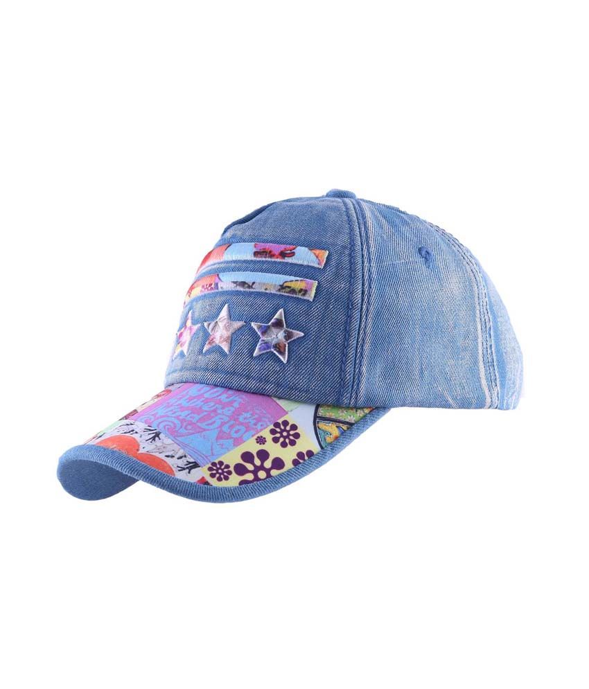 Fabseasons Blue Cotton Baseball Cap For Men Buy Online at Low Price in