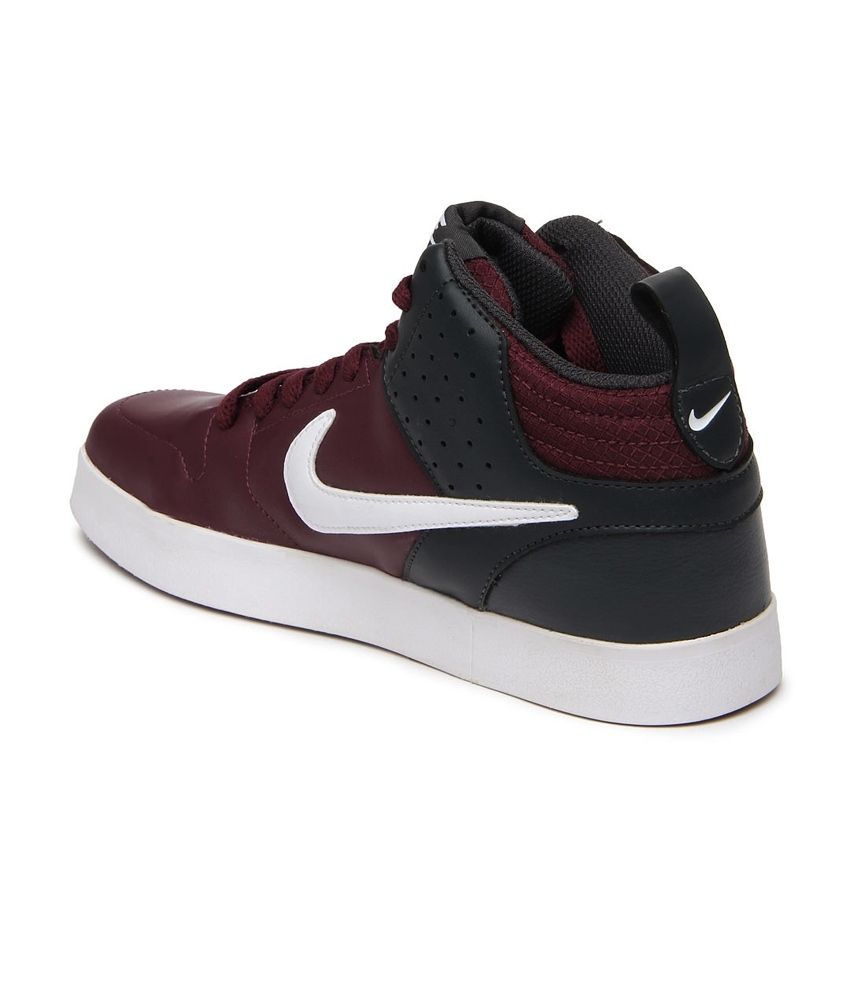 nike red leather shoes