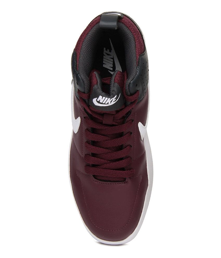 nike red leather shoes