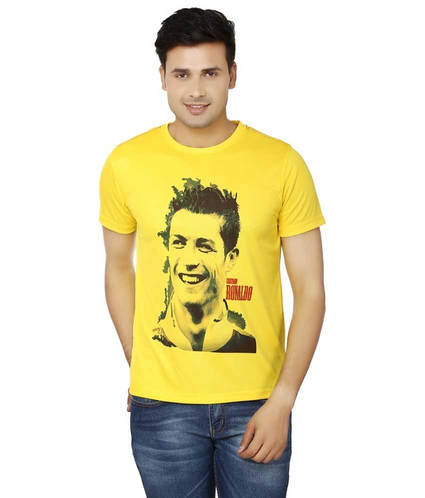 ronaldo yellow shirt