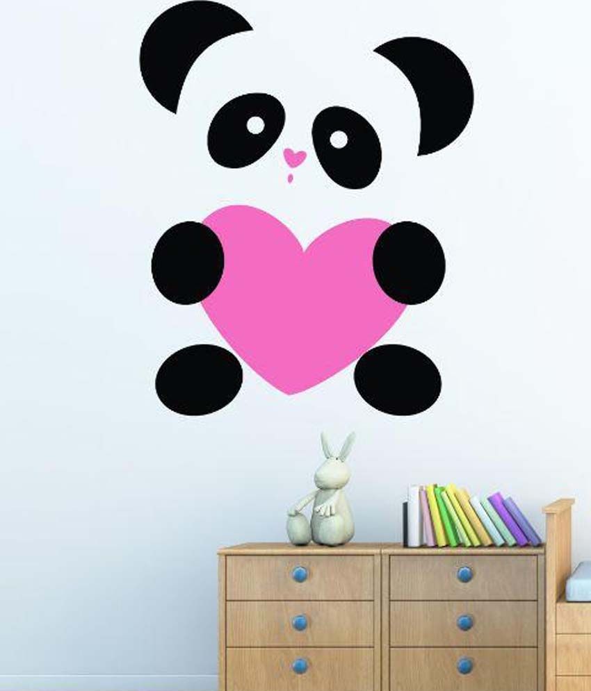 Wallmantra Cute Panda Wall Decor Wall Sticker - Buy Wallmantra Cute ...