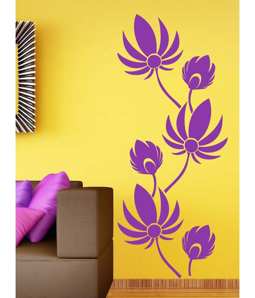 Wallmantra Spiral Floral Design Wall Decor Buy Wallmantra Spiral