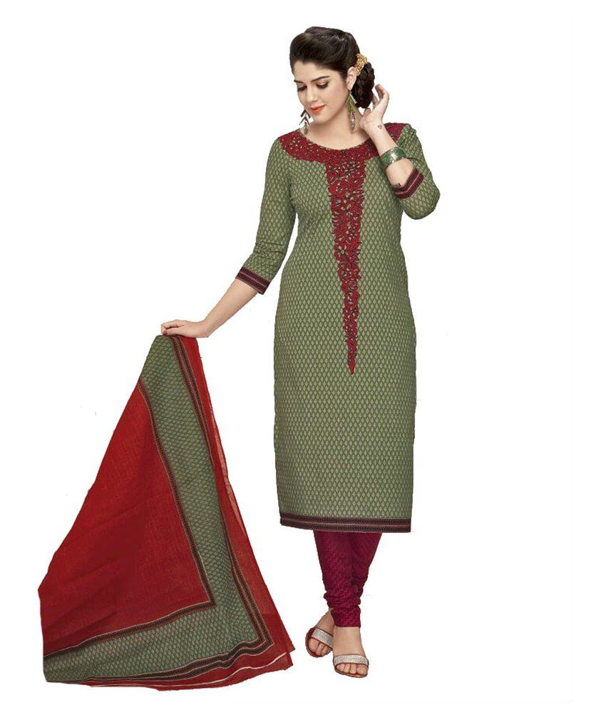 Surat Fab Tex Multi Color Cotton Unstitched Dress Material Buy Surat