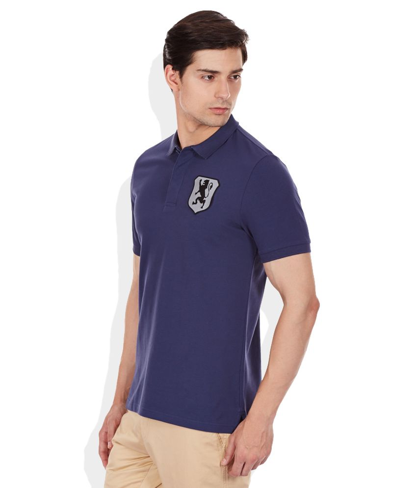  Giordano  Blue Polo  Neck T Shirt  Buy Giordano  Blue Polo  