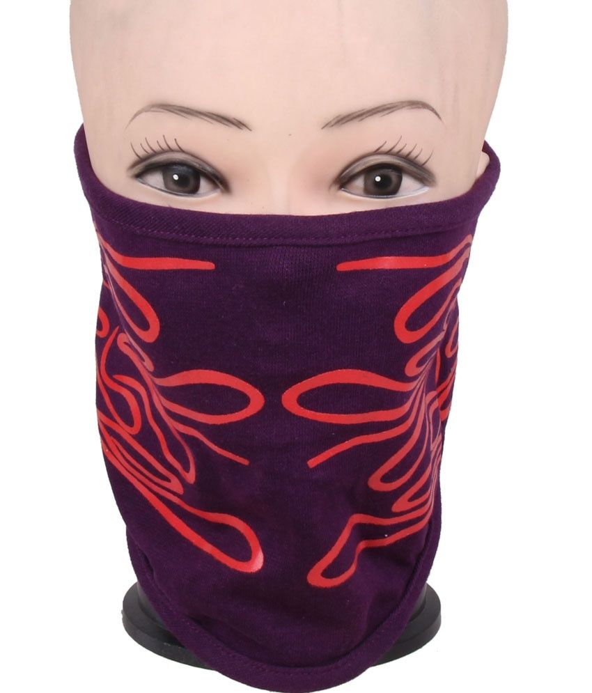 Jstarmart Purple Face Mask With Wallet Buy Online Rs Snapdeal