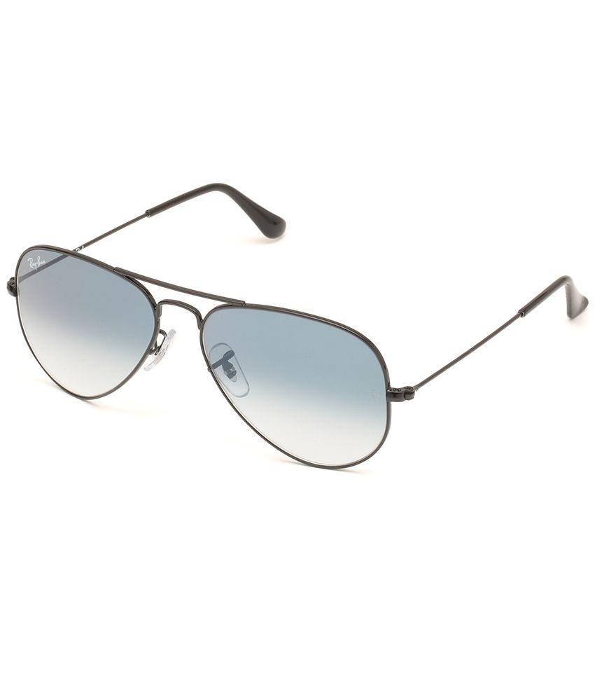 Buy Ray-Ban Rb3025-0025-3F 55-14-135 Blue Aviator Sunglasses on ...