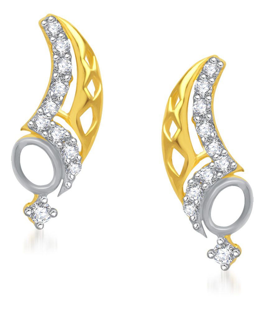 VK Jewels Shine Star Gold And Rhodium Plated Mangalsutra Pendant Set ...