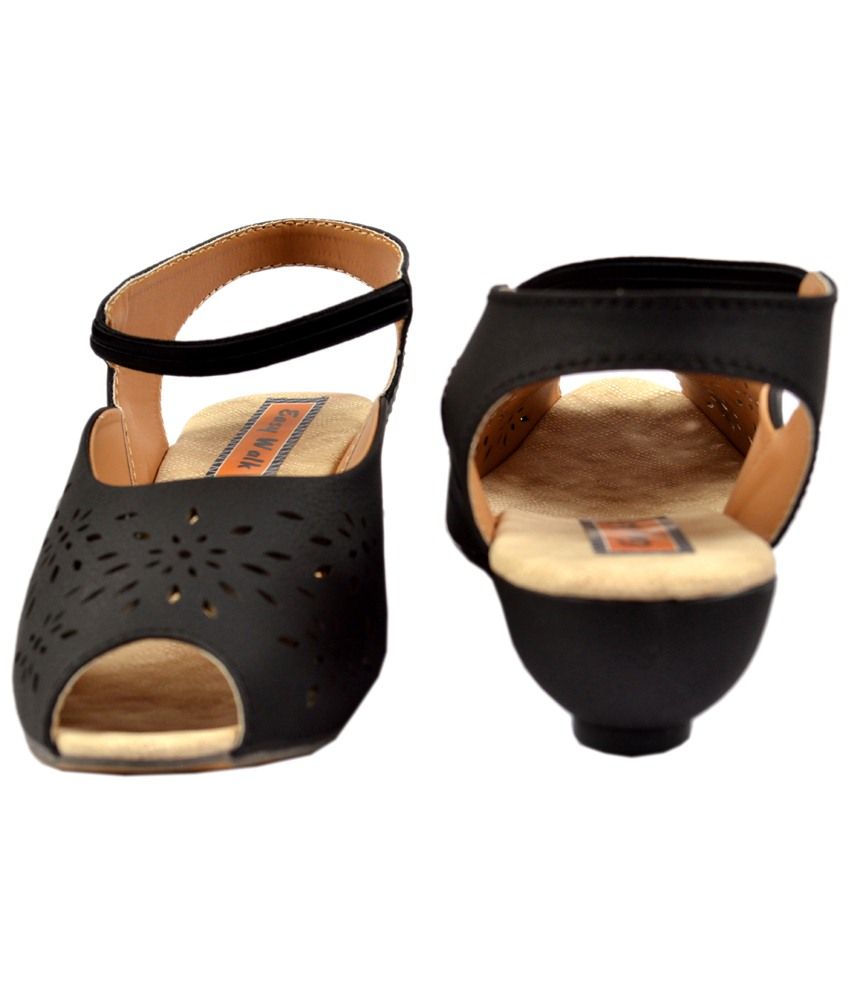 Easy Walk Black TPR Sandals Price in India- Buy Easy Walk Black TPR Sandals Online at Snapdeal